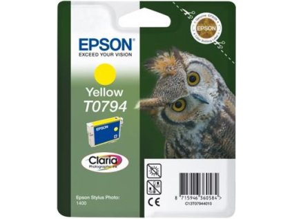 epson t0794 yellow claria photographic ink 11ml pro stylus photo 1400 originalni ien80950