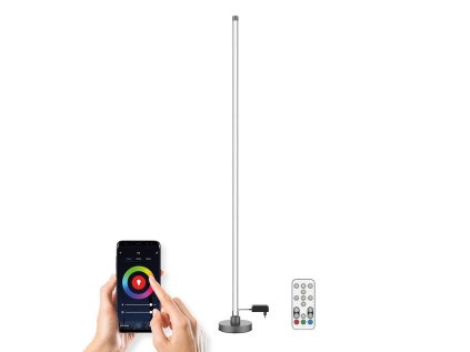 solight led smart stojaci lampa rainbow wifi rgb cct 140cm ien473156