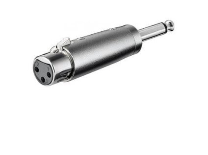 premiumcord xlr mikrofonni redukce xlr female jack 6 3mm mono male ien334553