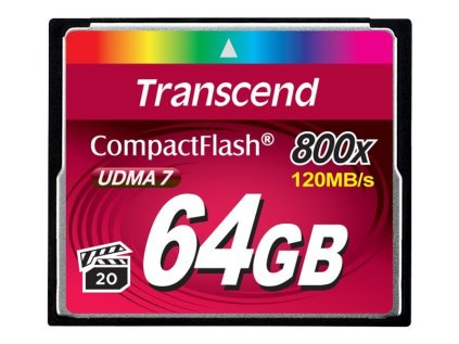 transcend compactflash cf800 64gb ien404782