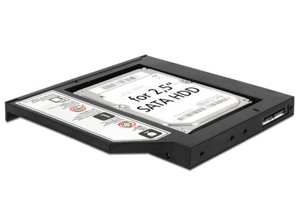 delock slim sata 5 25 instalacni ramecek pro 1 x 2 5 sata hdd ssd 61993 ien194689