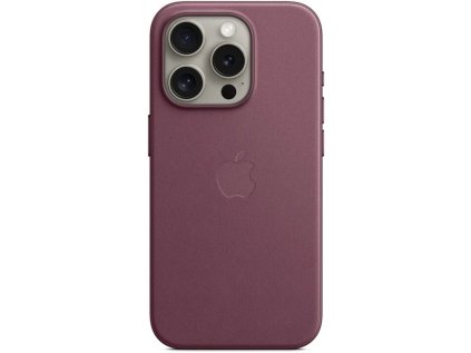 apple iphone 15 pro finewoven case s magsafe mulberry ien502037
