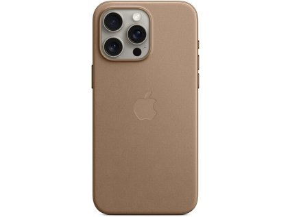 apple iphone 15 pro max finewoven case s magsafe taupe ien502050