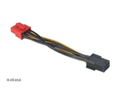 akasa kabel ak cb052 redukce 6pin pcie na 8pin pcie 2 0 ien204360