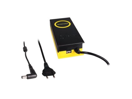 patona napajeci adapter k ntb 19 5v 4 7a 90w konektor 7 4x5mm pin vystup usb ien444019