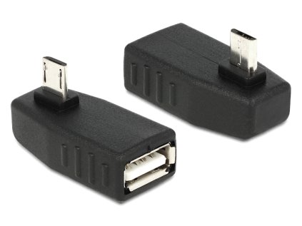 delock adapter usb microusb samec usb 2 0 samice otg pravouhly 90 65474 ien187727