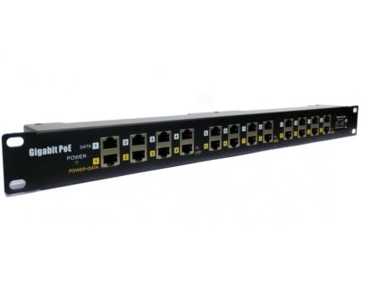 gigabitovy stineny 12 portovy poe panel ien234002
