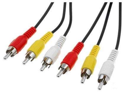 premiumcord kabel 3x cinch 3x cinch m m 10m ien83697