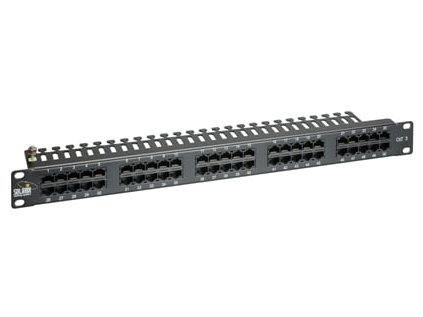 solarix isdn panel 50 x rj45 cerny 1u ien124733