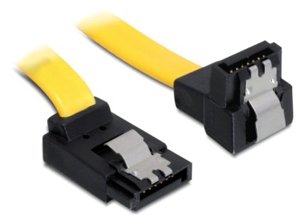 delock kabel hdd sata 20cm pravouhly nahoru dolu zluty 82819 ien186528