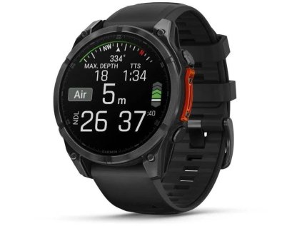 garmin fenix 8 47 mm amoled siate grey silikonovy reminek ien528752