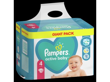 pampers active baby plenky velikost 4 9kg 14kg 76ks ien408835