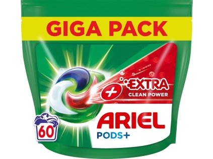 Ariel Gelové kapsle na praní Extra Clean Power, 60 ks