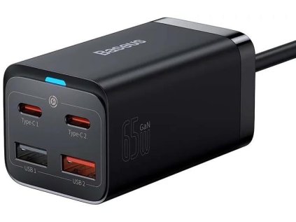 rychlonabijecka do site baseus gan3 pro 2x usb c 2x usb 65w cerna ien531880
