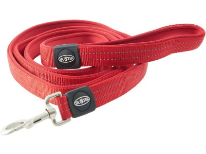 Buster Vodítko Neoprene L/XL 180cm/25mm červené