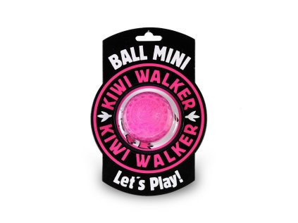 Kiwi Walker Plovací míček z TPR pěny, růžová, 7 cm