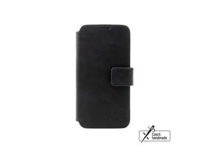 kozene pouzdro typu kniha fixed profit pro apple iphone 16 plus cerne ien532075