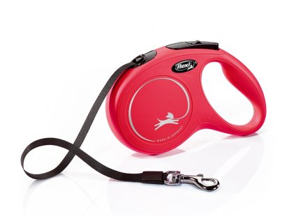 flexi voditko new classic m pasek 5m 25kg cervena ien471895