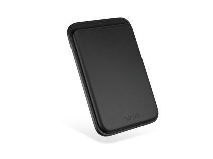 Epico Mag+ Leather Wallet - černá