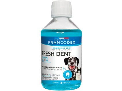 francodex fresh dent 2 v 1 pro psy a kocky 250ml ien491918