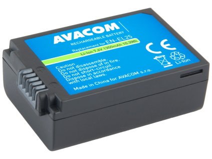 avacom baterie nikon en el25 li ion 7 6v 1350mah 10 3wh ien532567