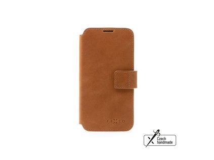 kozene pouzdro typu kniha fixed profit pro apple iphone 16 pro hnede ien532085