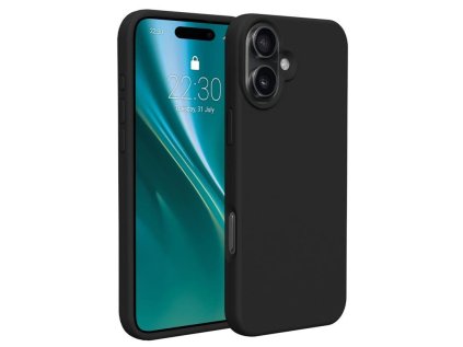 Silikonové TPU pouzdro Etteri pro iPhone 16 černé