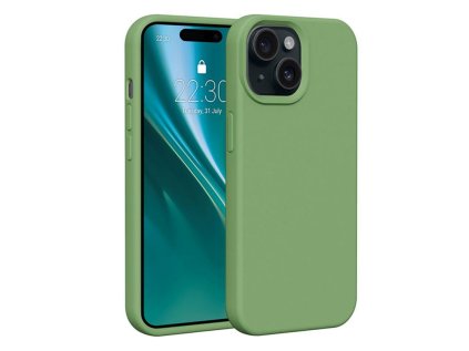 silikonove tpu pouzdro etteri pro iphone 15 svetle zelene ien533114