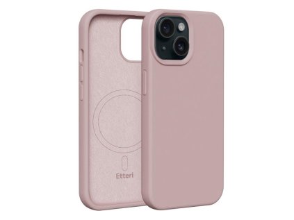 silikonove tpu pouzdro etteri mag pro iphone 15 svetle ruzove ien533151