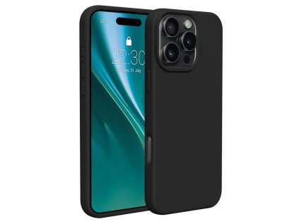 silikonove tpu pouzdro etteri pro iphone 16 pro cerne ien533126