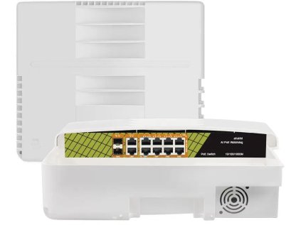 conexpro gnt p1012g6 f venkovni poe switch 10x lan 8x poe 2x sfp ien533224