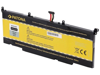 patona baterie pro ntb asus s5v zx60v 3400mah li pol 15 2v b41n1526 ien429366