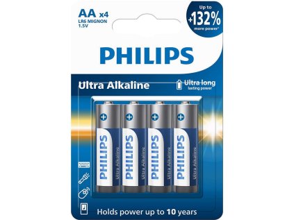 philips lr6e4b 10 aa ultra alkaline baterie 4ks ien471770