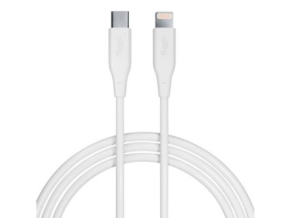Datový kabel Allity AUC-02 USB-C/Lightning 1m 27W bílý