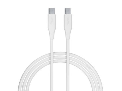 datovy kabel allity auc 02 usb c usb c 2m 100w bily ien533707