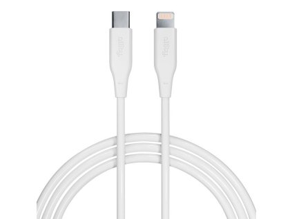 Datový kabel Allity AUC-02 USB-C/Lightning 2m 27W bílý