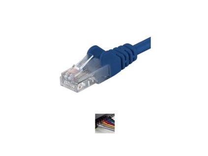 premiumcord patch kabel utp rj45 rj45 cat6 7m modra ien533800