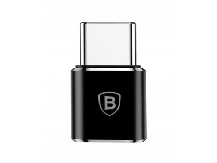 adapter baseus z microusb na usb c cerny ien534011