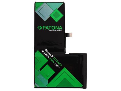 patona baterie pro mobilni telefon iphone x 2716mah 3 81v li pol naradi premium ien444004