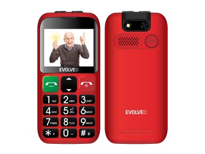 EVOLVEO EasyPhone ET červený