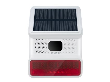 EVOLVEO bezdrátová siréna se solárním napájením pro SecuPro