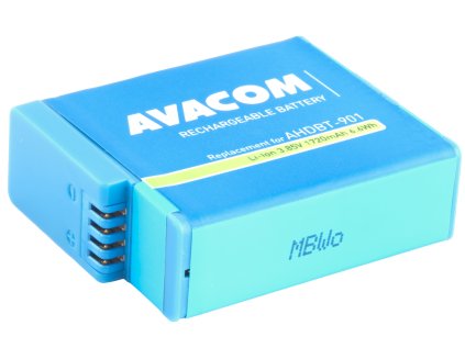 avacom baterie gopro ahdbt 901 li ion 3 85v 1720mah 6 6wh ien532565