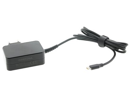 patona napajeci adapter pro tablet pc smartphone 5v 20v 65w konektor usb c cerny power delivery ien524243