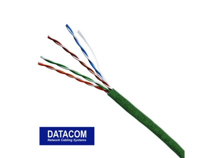 datacom utp lanko cat5e pvc 305m box zeleny ien535290