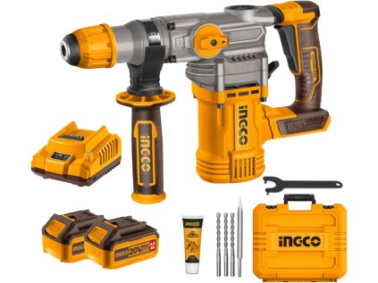 ingco crhli202882 aku vrtaci kladivo vc 2ks baterie a nabijecky ien532621