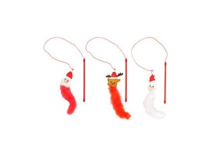 flamingo vanocni hracka pro kocky snehulak santa sob ig457938