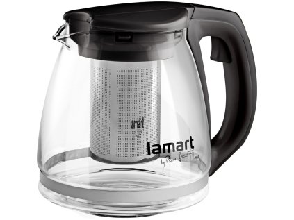 lamart lt7025 konvice na caj verre 1 1 l cerna ien354243