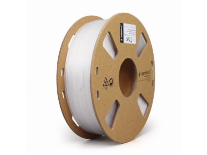 Gembird filament PETG 1.75mm 1kg, bílá