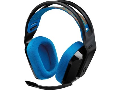 logitech g535 lightspeed wireless gaming headset cerna modra ien526670