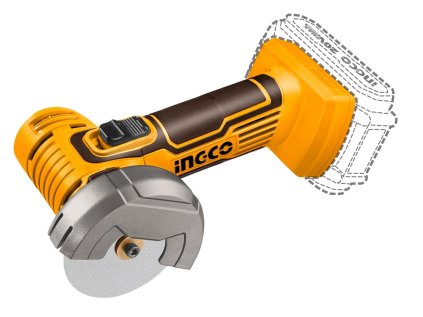 IngcoCAGLI76011 AKU úhlová bruska boční 76mm bez baterie a nabíječky
